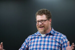 Photo of UWO’s Paul Sager, named 2025 Higher Education Educator of the Year from the Wisconsin Association of Distance Education Networks.