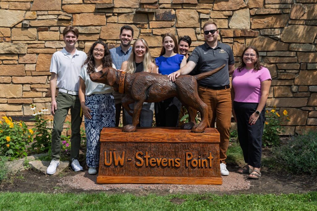Photo of new UW-Stevens Point landmark