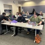 Participants at the February 2, 2024, Universities of Wisconsin Shared Governance Council meeting at the Pyle Center on the University of Wisconsin-Madison campus.