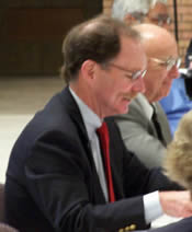 President Reilly addresses the Board of Regents
