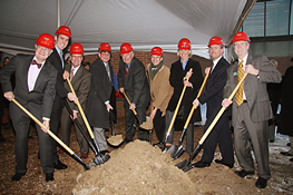 Regents attended a groundbreaking ceremony for new campus facilities at UW-Parkside